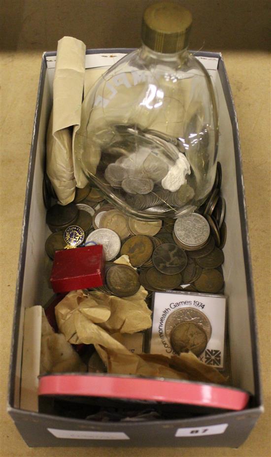 Quantity of mixed coinage